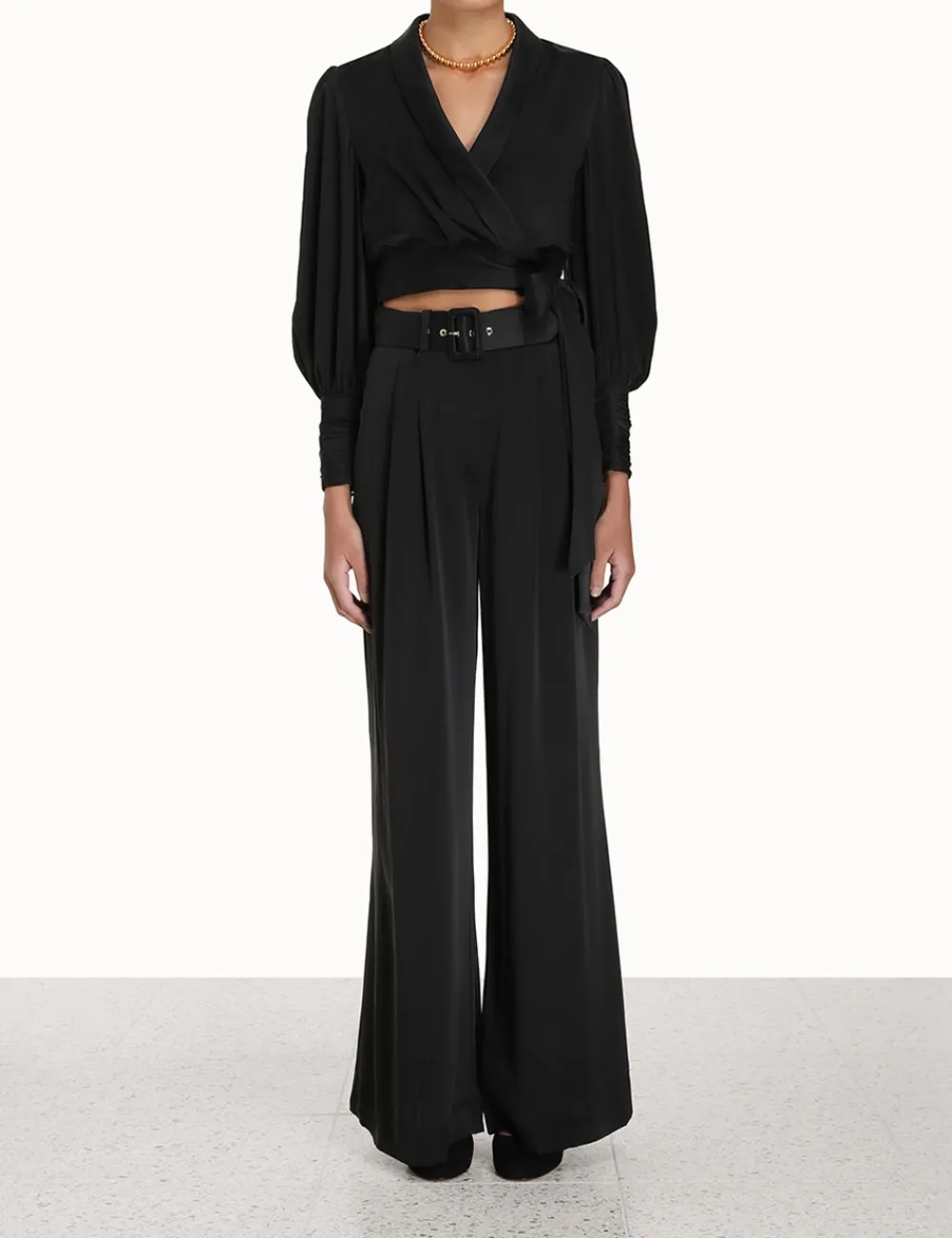 ZIMMERMANN Luminosity<Silk Wrap Top