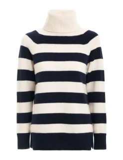 ZIMMERMANN Knitwear<Striped Roll Neck Sweater