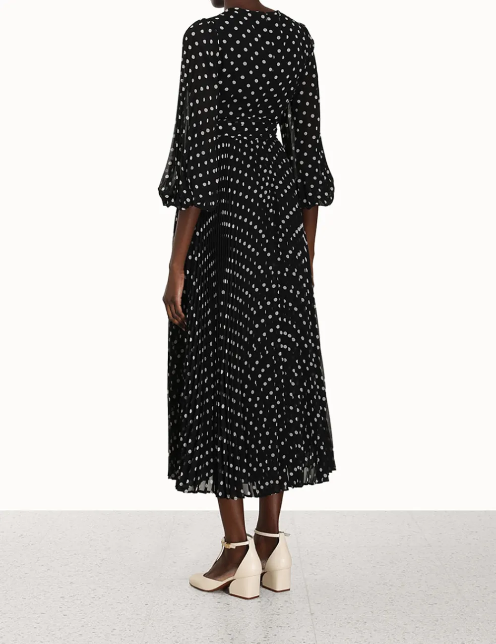ZIMMERMANN Clothing<Sunray Long Sleeve Midi