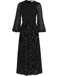 ZIMMERMANN Dresses<Sunray Long Sleeve Midi