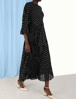 ZIMMERMANN Dresses<Sunray Long Sleeve Midi