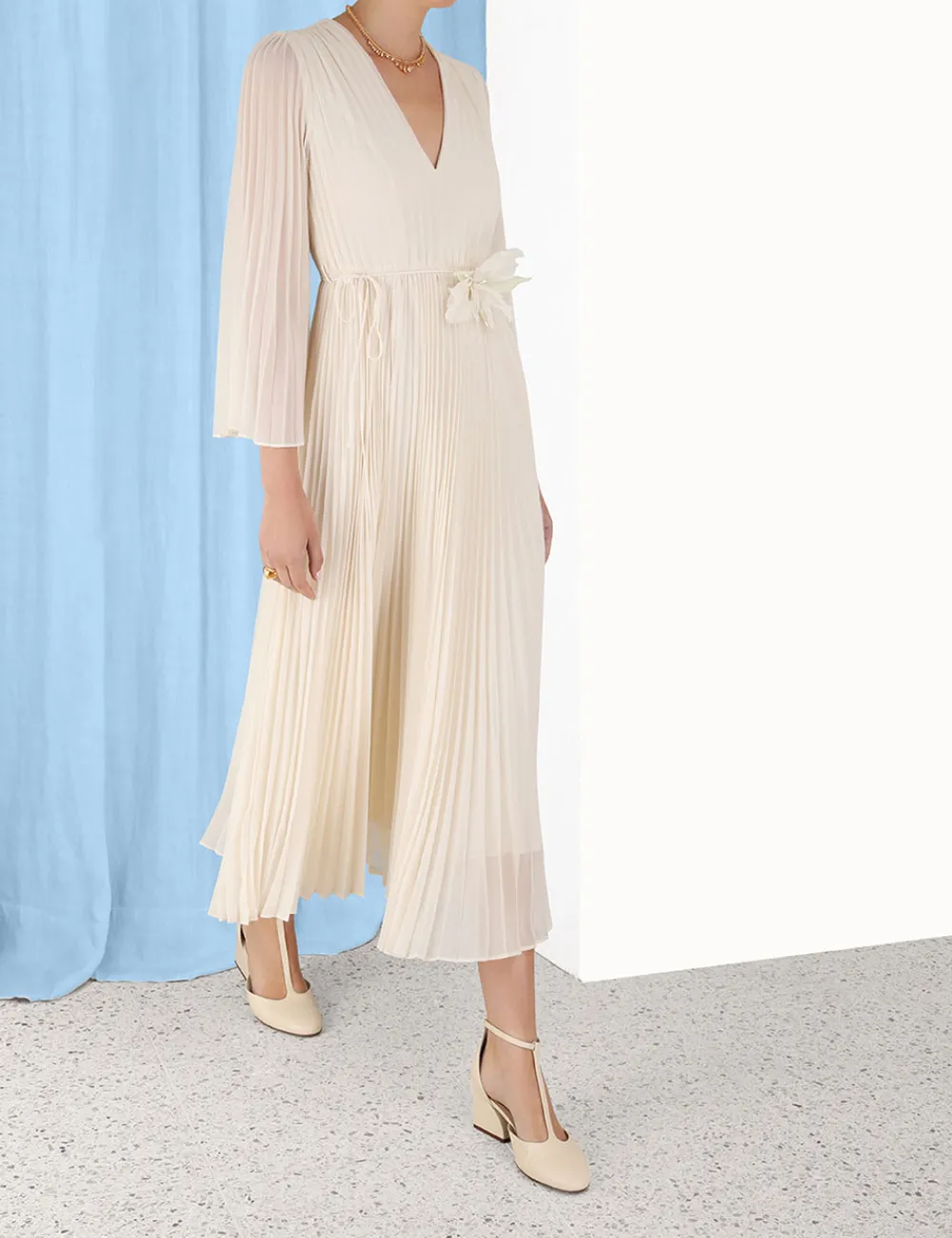 ZIMMERMANN Dresses<Sunray Midi Dress