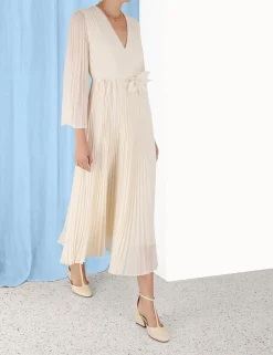 ZIMMERMANN Luminosity<Sunray Midi Dress