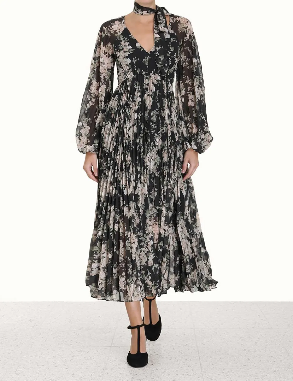 ZIMMERMANN Clothing<Sunray Pleated Midi Dress