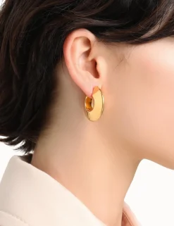 ZIMMERMANN Jewellery<Triangle Section Hoop Earrings