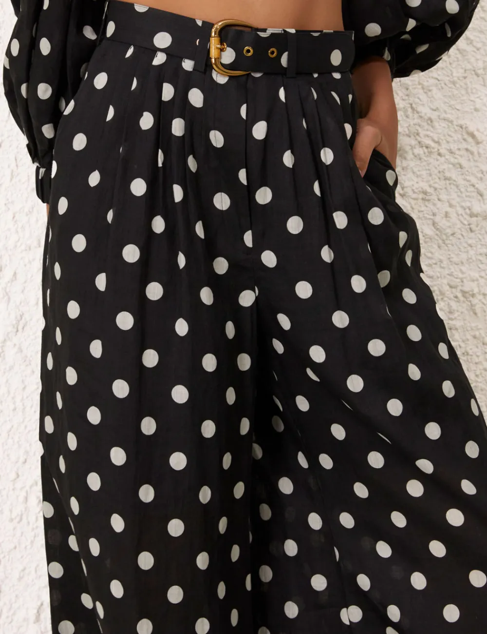 ZIMMERMANN Shorts & Pants<Tuck Pant