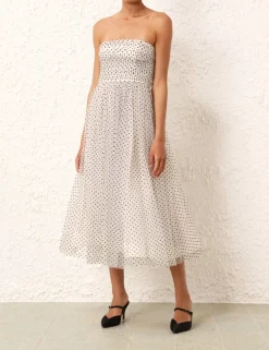 ZIMMERMANN Dresses<Tulle Midi Dress