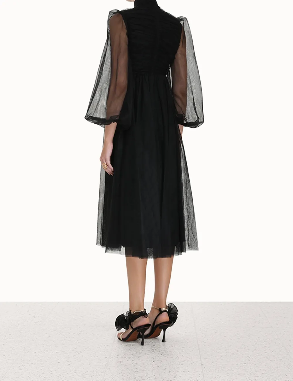 ZIMMERMANN Clothing<Tulle Midi Dress
