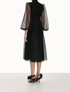 ZIMMERMANN Luminosity<Tulle Midi Dress