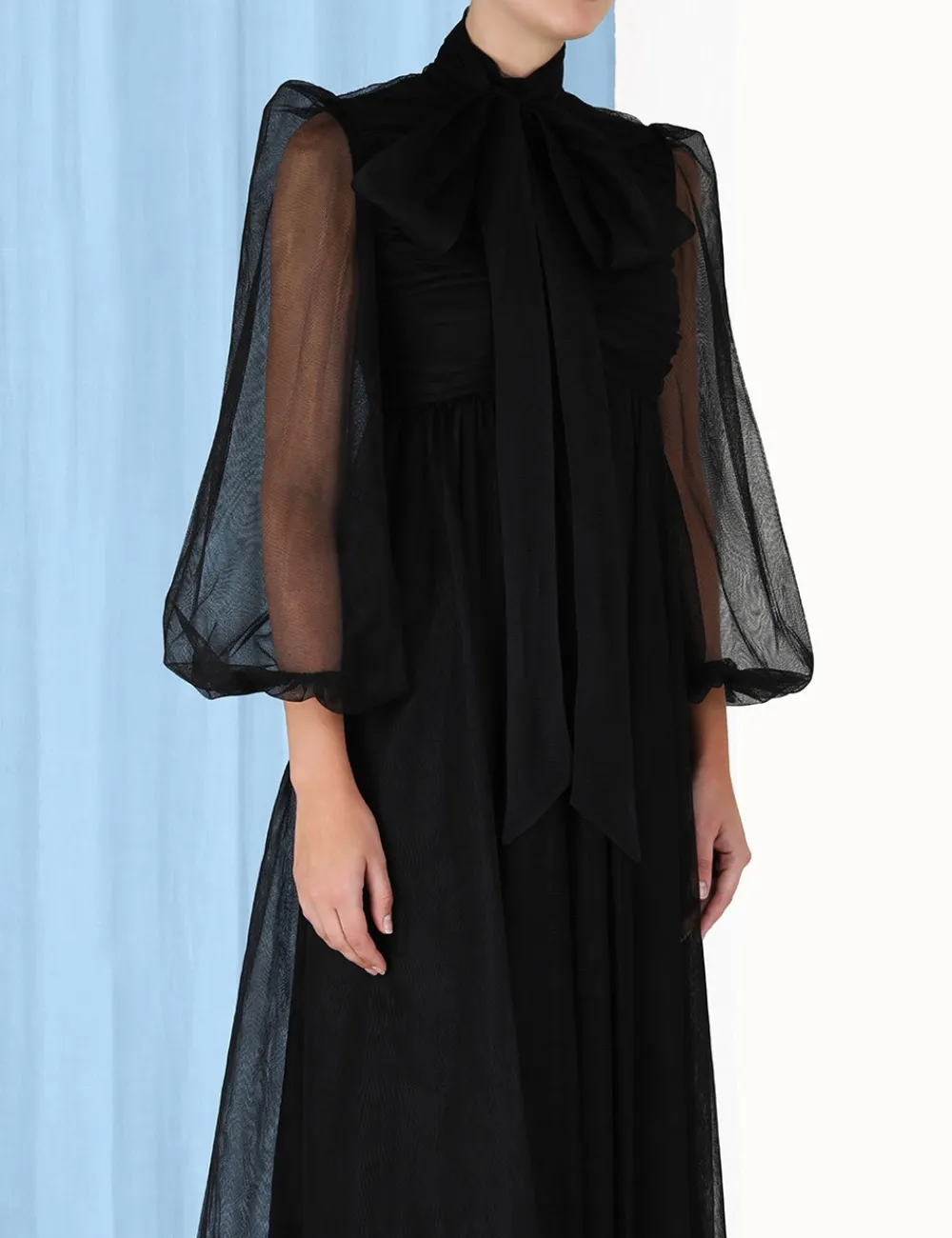 ZIMMERMANN Luminosity<Tulle Midi Dress