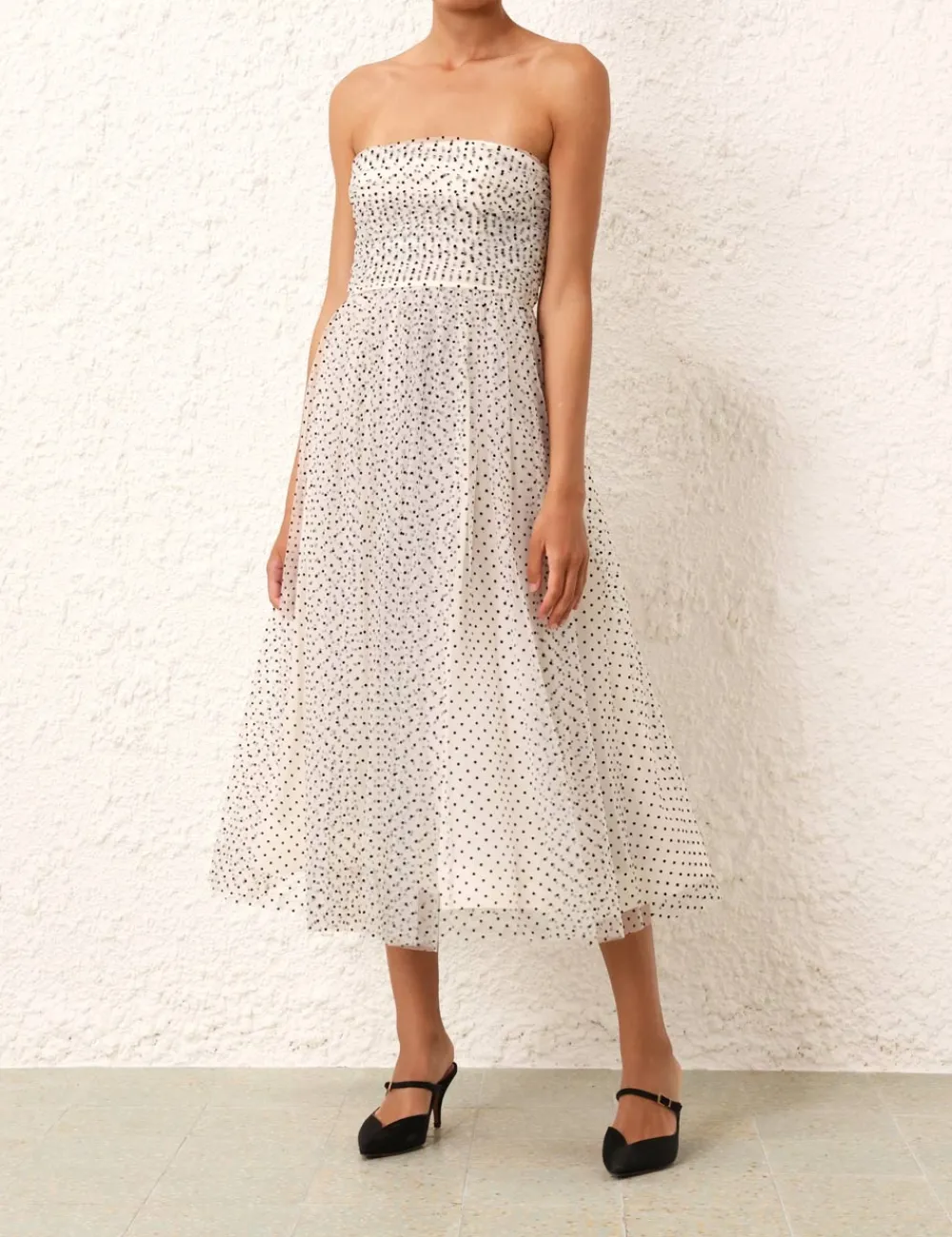 ZIMMERMANN Clothing<Tulle Midi Dress