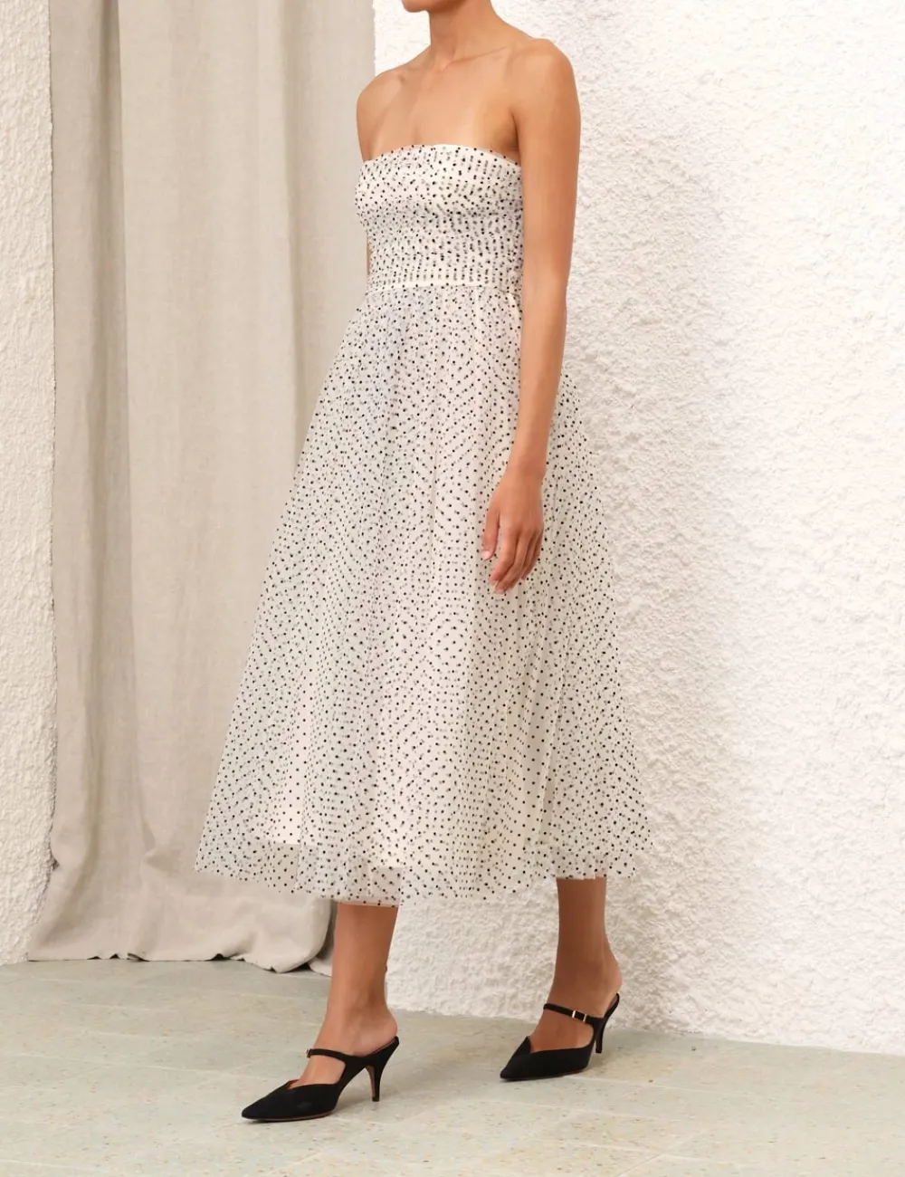 ZIMMERMANN Clothing<Tulle Midi Dress