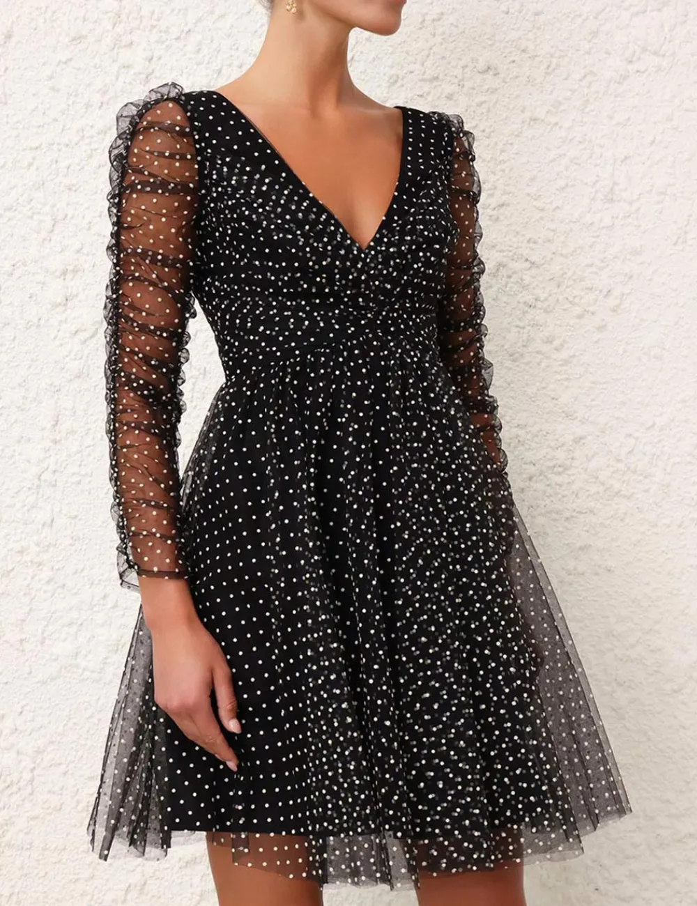 ZIMMERMANN Dresses<Tulle Mini Dress
