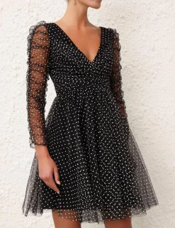 ZIMMERMANN Clothing<Tulle Mini Dress
