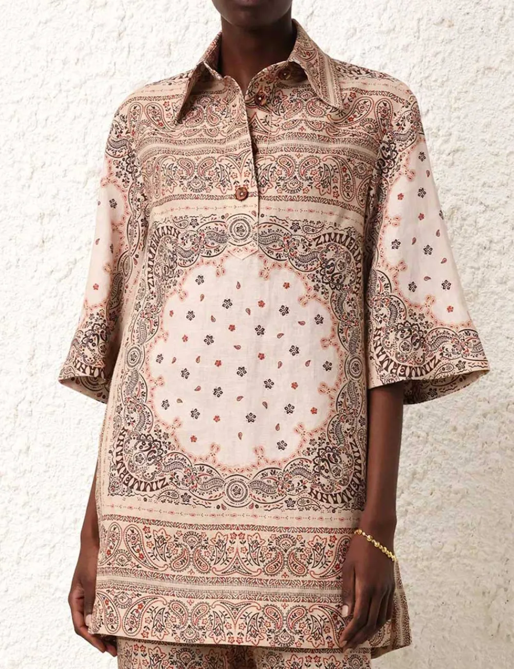 ZIMMERMANN Clothing<Tunic Mini Dress