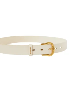 ZIMMERMANN Accessories<Twisted Buckle Leather Belt 30