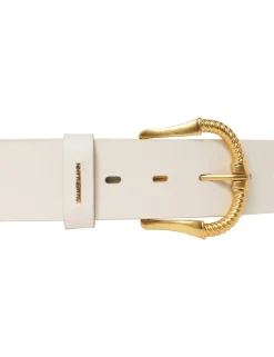 ZIMMERMANN Accessories<Twisted Buckle Leather Belt 40