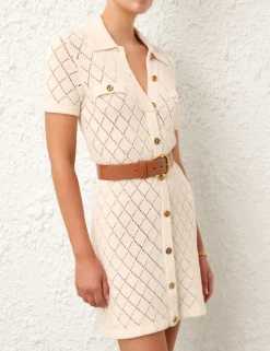 ZIMMERMANN Belts<Twisted Buckle Leather Belt 40