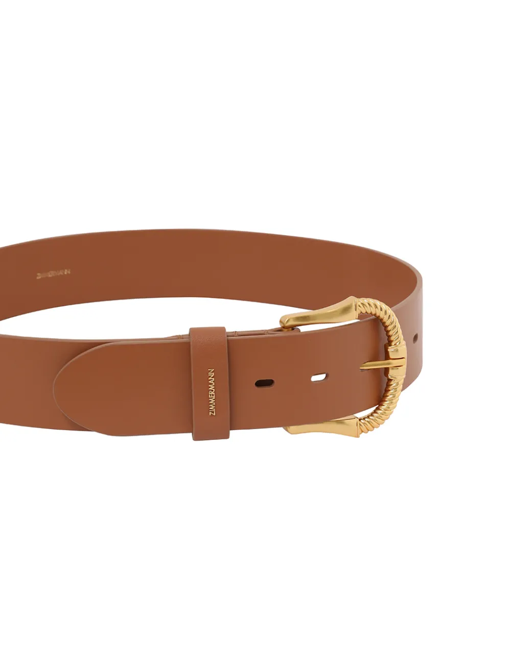 ZIMMERMANN Belts<Twisted Buckle Leather Belt 40