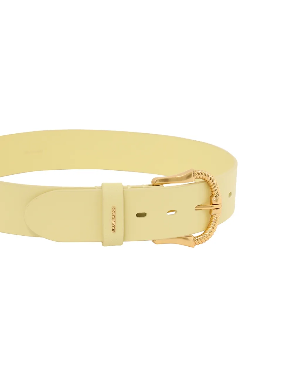 ZIMMERMANN Belts<Twisted Buckle Leather Belt 40
