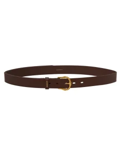 ZIMMERMANN Accessories<Twisted Buckle Leather Belt 30