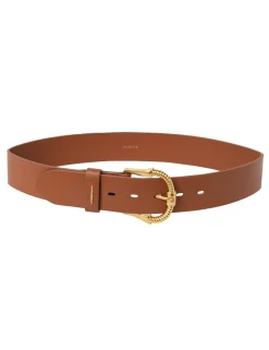 ZIMMERMANN Accessories<Twisted Buckle Leather Belt 40