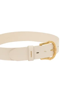 ZIMMERMANN Belts<Twisted Buckle Leather Belt 40