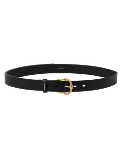 ZIMMERMANN Belts<Twisted Buckle Leather Belt 30