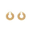 ZIMMERMANN Earrings<Twisted Rope Pave Hoops
