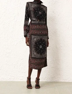 ZIMMERMANN Dresses<Utility Midi Dress