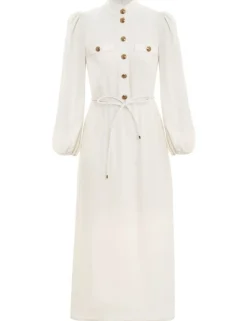 ZIMMERMANN Clothing<Utility Midi Dress