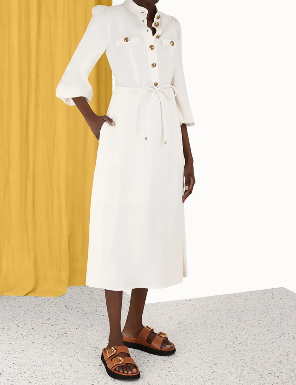 ZIMMERMANN Luminosity<Utility Midi Dress