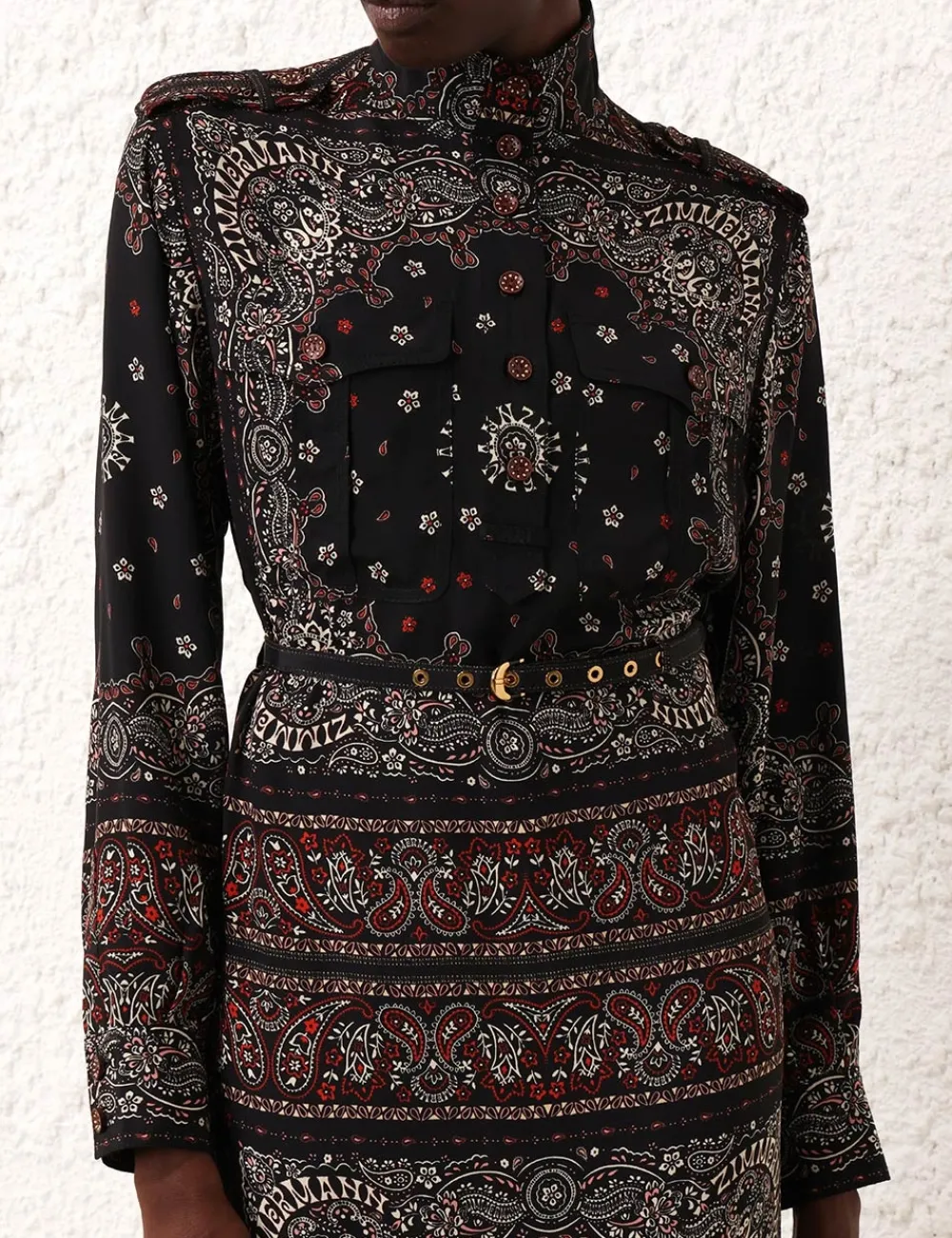 ZIMMERMANN Clothing<Utility Midi Dress