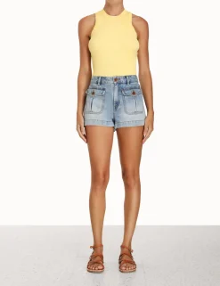 ZIMMERMANN Tops<Vacay Knit Racer Tank