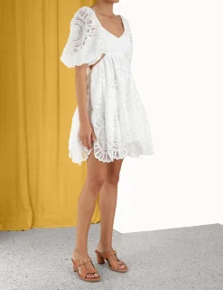 ZIMMERMANN Clothing<Vacay Lace Mini Dress