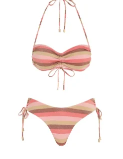 ZIMMERMANN Bikinis<Vacay Lurex Ruched Side Bikini