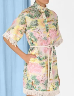 ZIMMERMANN Clothing<Vacay Short Sleeve Dress