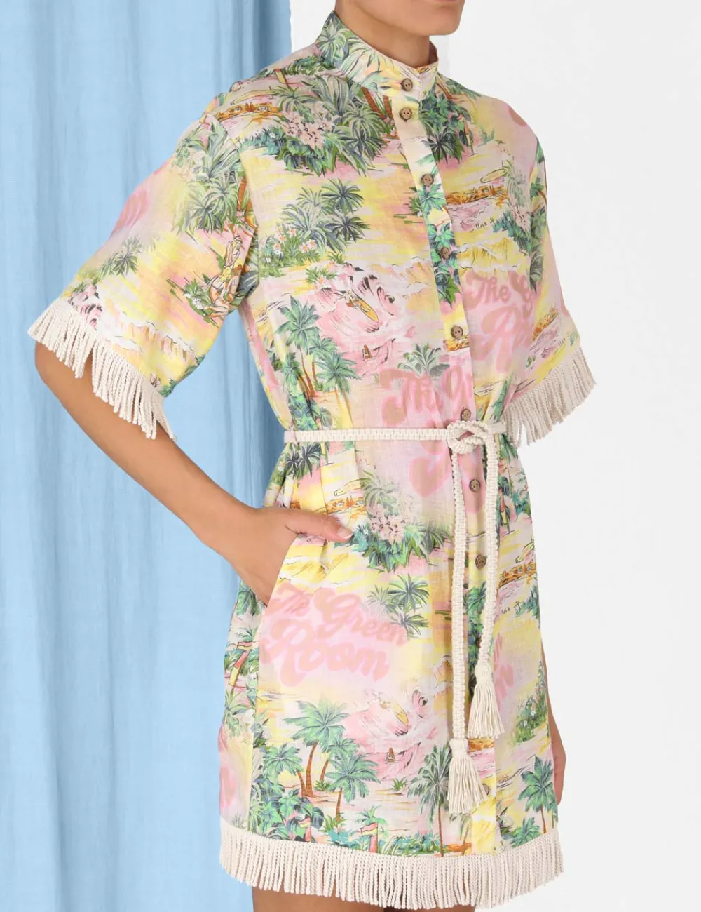 ZIMMERMANN Clothing<Vacay Short Sleeve Dress
