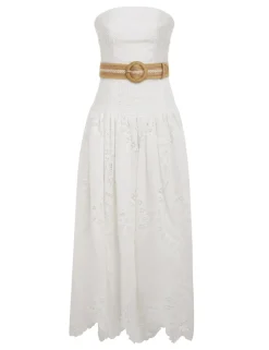 ZIMMERMANN Clothing<Vacay Strapless Midi Dress