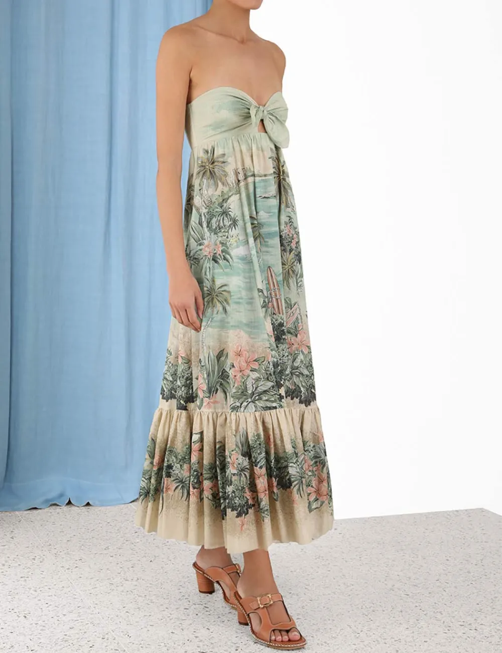 ZIMMERMANN Clothing<Vacay Strapless Tie Dress