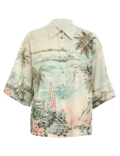 ZIMMERMANN Tops<Vacay Surf Shirt
