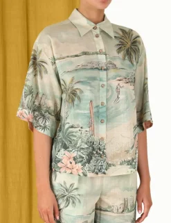 ZIMMERMANN Tops<Vacay Surf Shirt