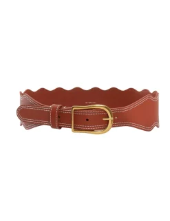 ZIMMERMANN Belts<Wave Leather Waist Belt