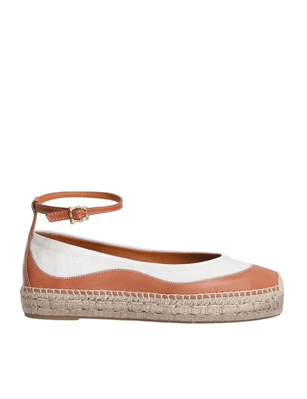 ZIMMERMANN Sandals<Wavy Espadrille Ballerina