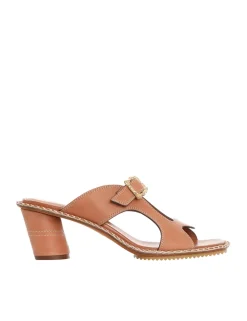 ZIMMERMANN Heeled Sandals<Wavy Mule Sandal 65