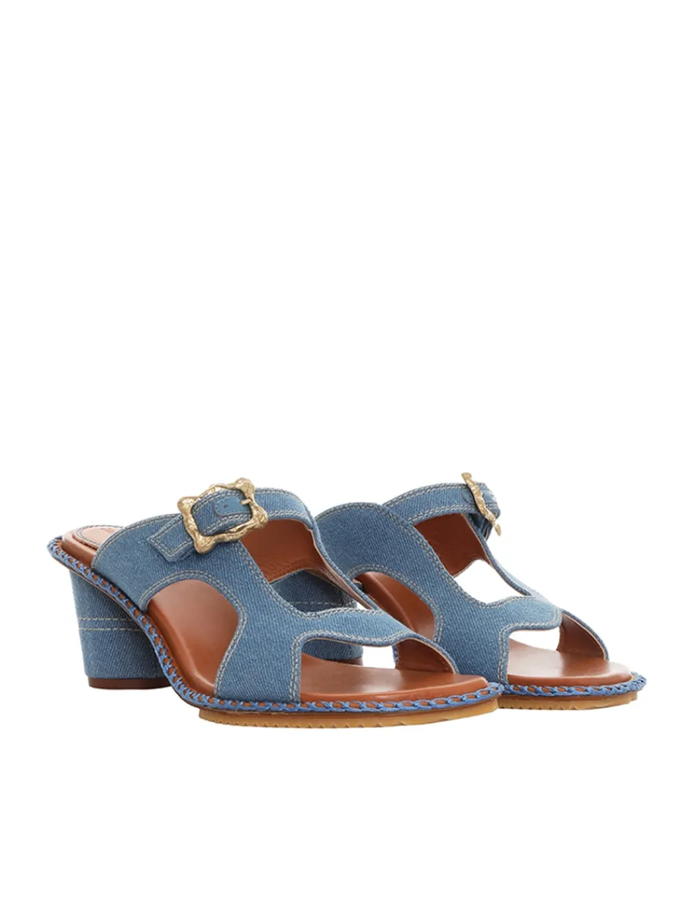 ZIMMERMANN Heeled Sandals<Wavy Mule Sandal 65