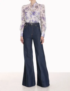 ZIMMERMANN Shorts & Pants<Wide Leg Jean