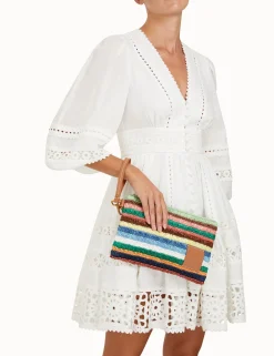ZIMMERMANN Bags<Woven Stripe Pouch