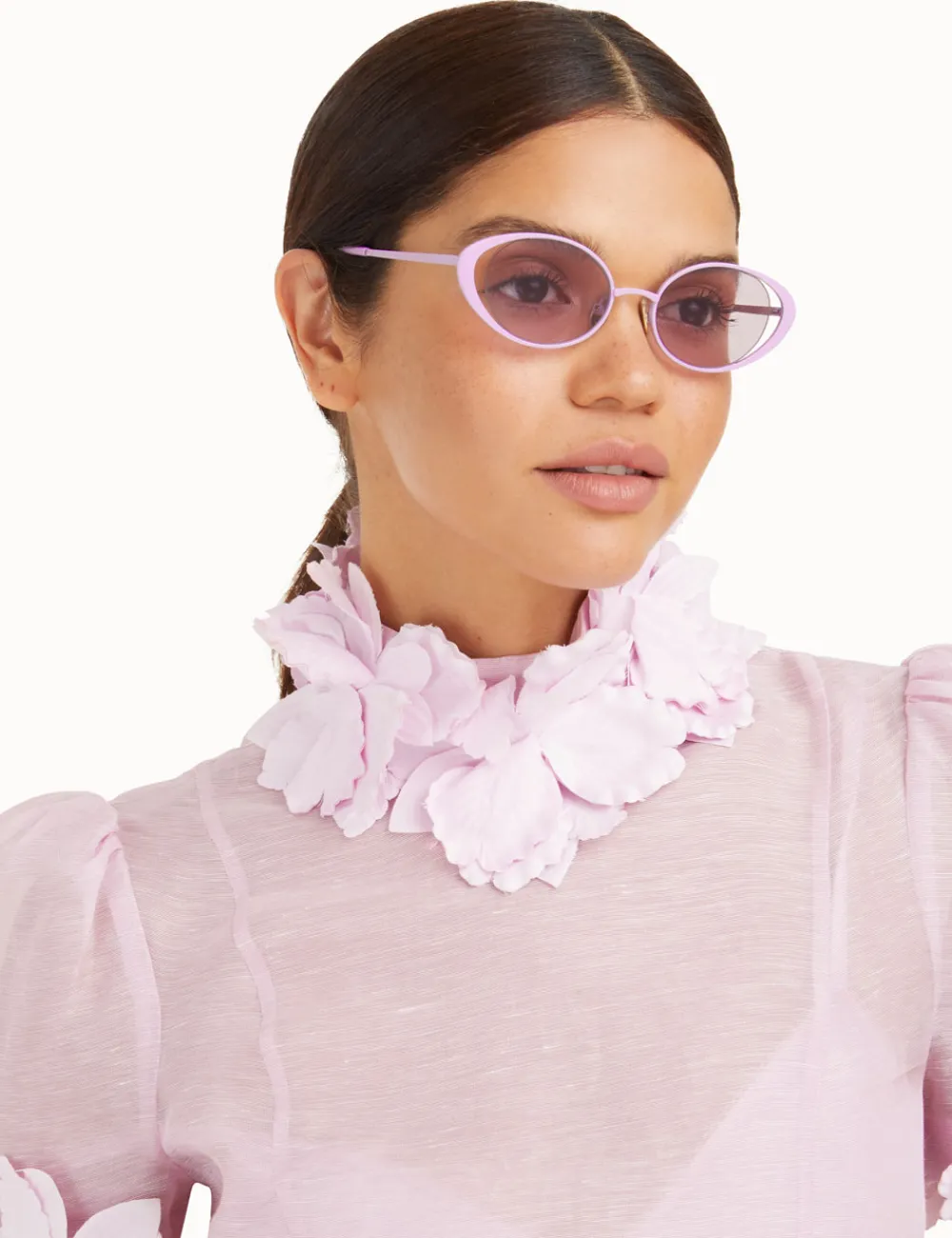 ZIMMERMANN Sunglasses<Tide Oval Frame