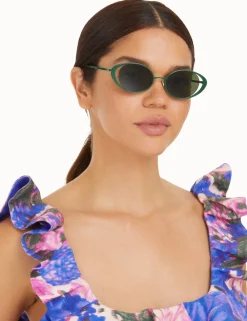 ZIMMERMANN Sunglasses<Tide Oval Frame